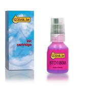 123ink version replaces Brother BTD180M magenta ink bottle image