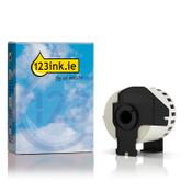 123ink version replaces Brother DK-22205 continuous pink paper tape