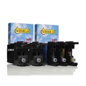 123ink version replaces Brother LC-1280XL BK/BK/C/M/Y ink cartridge 5-pack image