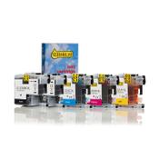 123ink version replaces Brother LC-22U XL BK/C/M/Y ink cartridge 5-pack image