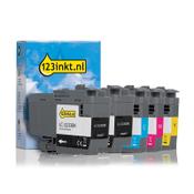 123ink version replaces Brother LC-3233 BK/BK/C/M/Y ink cartridge 5-pack image