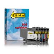 123ink version replaces Brother LC-424 BK/C/M/Y ink cartridge 5-pack image