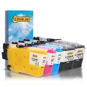 123ink version replaces Brother LC-528XL BK/BK/C/M/Y ultra high capacity ink cartridge 5-pack image
