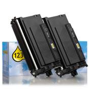 123ink version replaces Brother TN-3600 black toner 2-pack image