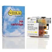 123ink version replaces Brother LC-121Y yellow ink cartridge image