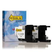 123ink version replaces Brother LC-1240BKBP2 black ink cartridge 2-pack image