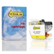 123ink version replaces Brother LC-3213Y high-capacity yellow ink cartridge image