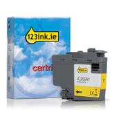 123ink version replaces Brother LC-3235XLY high-capacity yellow ink cartridge image