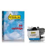 123ink version replaces Brother LC-422XLC high capacity cyan ink cartridge image
