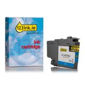 123ink version replaces Brother LC-427XLC high-capacity cyan ink cartridge image