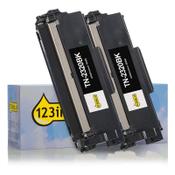123ink version replaces Brother TN-2320 high-capacity black toner 2-pack image