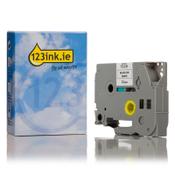 123ink version replaces Brother TZe-231 black on white tape, 12mm | 10-pack image