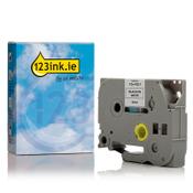 123ink version replaces Brother TZe-N221 black on white tape, 9mm image