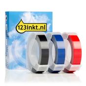 123ink version replaces Dymo embossing tape multipack
