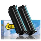 123ink version replaces HP 139A (W1390A) black toner 2-pack