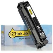 123ink version replaces HP 201A (CF400A) black toner image