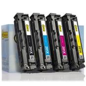 123ink version replaces HP 201X BK/C/M/Y high capacity toner 4-pack image