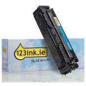 123ink version replaces HP 205A (CF531A) cyan toner image