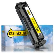123ink version replaces HP 220X (W2202X) high-capacity yellow toner image