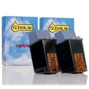 123ink version replaces HP 29 (51629A/AE) black ink cartridge 2-pack image