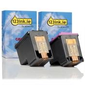 123ink version replaces HP 302XL black + colour ink cartridge 2-pack image