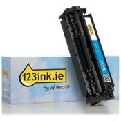 123ink version replaces HP 312A (CF381A) cyan toner image