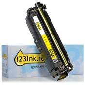 123ink version replaces HP 508X (CF362X) high-capacity yellow toner image
