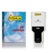 123ink version replaces HP 746 (P2V83A) matte black ink cartridge image
