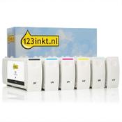 123ink version replaces HP 83 BK/C/M/Y/LC/LM ink cartridge 6-pack image