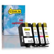 123ink version replaces HP 903XL BK/C/M/Y ink cartridge 4-pack image