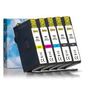 123ink version replaces HP 903 BK/BK/C/M/Y ink cartridge 5-pack image