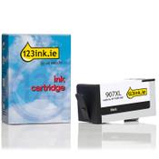 123ink version replaces HP 907XL (T6M19AE) extra high-capacity black ink cartridge image