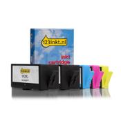 123ink version replaces HP 912XL BK/BK/C/M/Y ink cartridge 5-pack image
