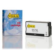 123ink version replaces HP 957XL (L0R40AE) extra high-capacity black ink cartridge image