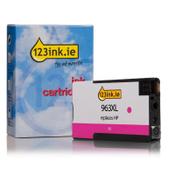 123ink version replaces HP 963XL (3JA28AE) high-capacity magenta ink cartridge image