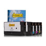 123ink version replaces HP 963 BK/BK/C/M/Y ink cartridge 5-pack image