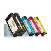 123ink version replaces HP 991A BK/BK/C/M/Y ink cartridge 5-pack image