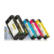 123ink version replaces HP 991X BK/BK/C/M/Y ink cartridge 5-pack image