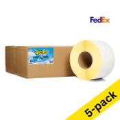 123ink version replaces Zebra Z-Perform 1000D FedEx label (3007096-T) 102mm x 152mm | 5 x 4-pack