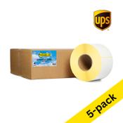 123ink version replaces Zebra Z-Perform 1000D UPS label (3007096-T) 102mm x 152mm | 5 x 4-pack