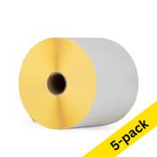 123ink version replaces Zebra Z-Perform 1000D post label (800284-605) 102mm x 152mm | 5-pack