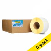123ink version replaces Zebra Z-Perform 1000T post label (87985) 102mm x 152mm | 5 x 4-pack