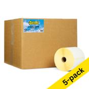 123ink version replaces Zebra Z-Select 2000D post label (800264-605) 102mm x 152mm | 5 x 12-pack