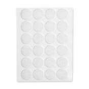 123ink white velcro self-adhesive tapes, Ø 20mm (24-pack)