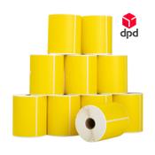 123ink yellow DPD shipping labels, 102 x 152mm | 10-pack image