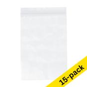 Ziplock bag | 160 x 230mm | 100-pack x15
