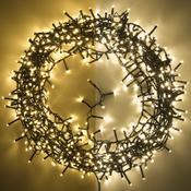 123 LED micro cluster lighting extra warm white &amp; warm white 17 meters 700 lights image
