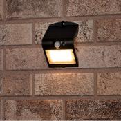 Black Kytoto solar wall lamp with sensor | 3000K | 1.5W image