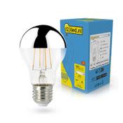 123led E27 LED dimmable silver mirror pear bulb 7W (60W) | 2700K image