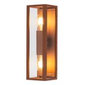 Outdoor wall lamp E27 | Seattle Up &amp; Down | IP44 | rust-coloured image